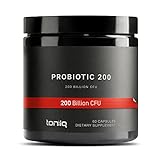 Toniiq 200 Billion CFU Probiotic Supplement 30 Verified Third-Party Tested Strains - Fully Shelf-Stable Probiotics Formula with Prebiotic Blend - Extended Release Capsules