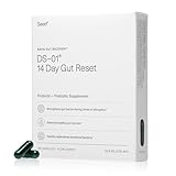 Seed DS-01 14 Day Gut Reset – Prebiotic and Probiotic (28 Capsules) - 53.6 Billion AFU - Digestive Health, Gut Health, and Rapid Gut Recovery - Multi-Strain Probiotics for Women & Men - Shelf-Stable