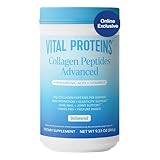 Vital Proteins Collagen Powder Supplement Hydrolyzed Peptides with Hyaluronic Acid and Vitamin C - Non-GMO, Dairy & Gluten Free Unflavored, 9.33oz