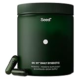 Seed DS-01 Daily Synbiotic - Prebiotic and Probiotic (60 Capsules) - 53.6 Billion AFU - Digestive Health, Gut Health, and Immune Health - Multi-Strain Probiotics for Women & Men - Vegan & Shelf-Stable