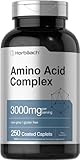 Horbäach Amino Acid Complex 3000mg | 250 Caplets | Non-GMO, Gluten Free Supplement