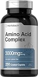 Horbäach Amino Acid Complex 3000mg | 250 Caplets | Non-GMO, Gluten Free Supplement