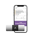 KardiaMobile Personal EKG Heart Rate Monitor – 6 Leads - Record EKGs at Home - Detect Irregular Heartbeats and Irregular Arrhythmias - Includes 1 Year Access - Works with Most Smartphones – AliveCor
