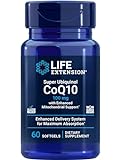 Life Extension Super Ubiquinol CoQ10 with Enhanced Mitochondrial Support, ubiquinol CoQ10, shilajit, potent heart health & cellular energy production support, ultra-absorbable, gluten-free, 60 softgel