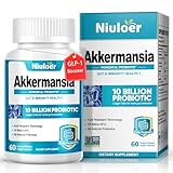 Akkermansia Probiotic, GLP-1 Probiotics for Women & Men - 10 Billion AFUs + Organic Prebiotics, Digestive, Gut, Immune & Overall Health, Enhances Gut Digestive Lining Function (60 Capsules, 1-Pack)