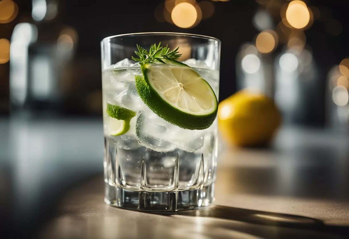 A glass of gin is consumed daily, affecting the body's immune system and disease prevention