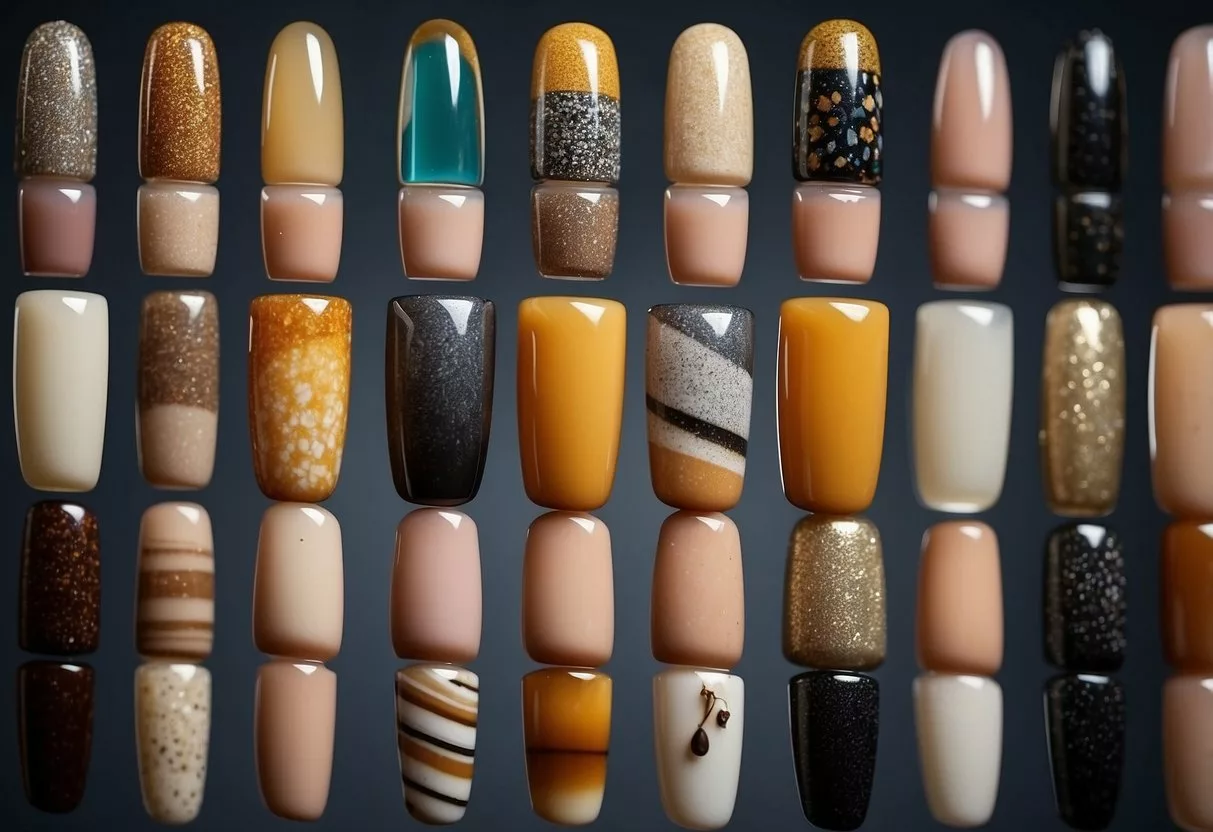 Nail types displayed with strength. No human subjects