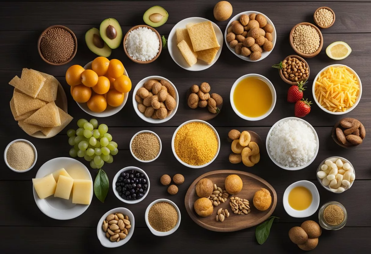 A table displaying various foods with corresponding glycemic index values