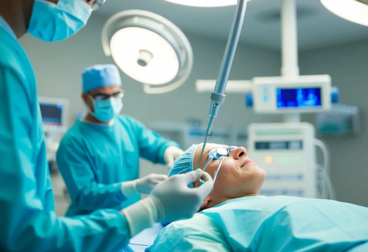 A doctor leaving a surgical tool inside a patient's body during a procedure